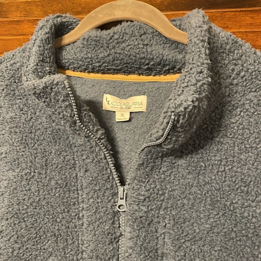 Koolaburra By Ugg Sherpa Pullover in Coast Blue - Picture 4 of 7
